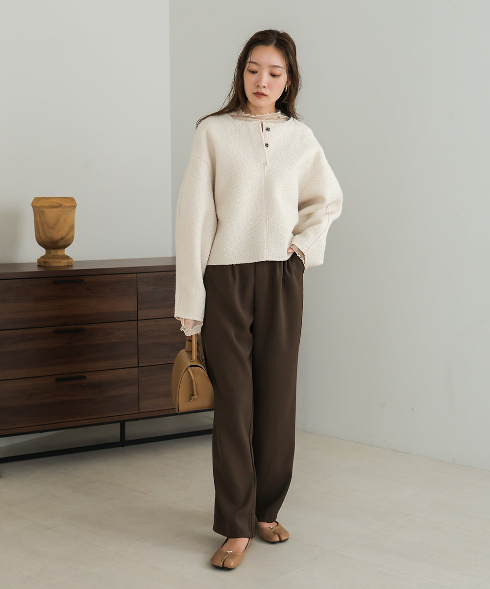 BOUCLE OVERSIZE TOPS
