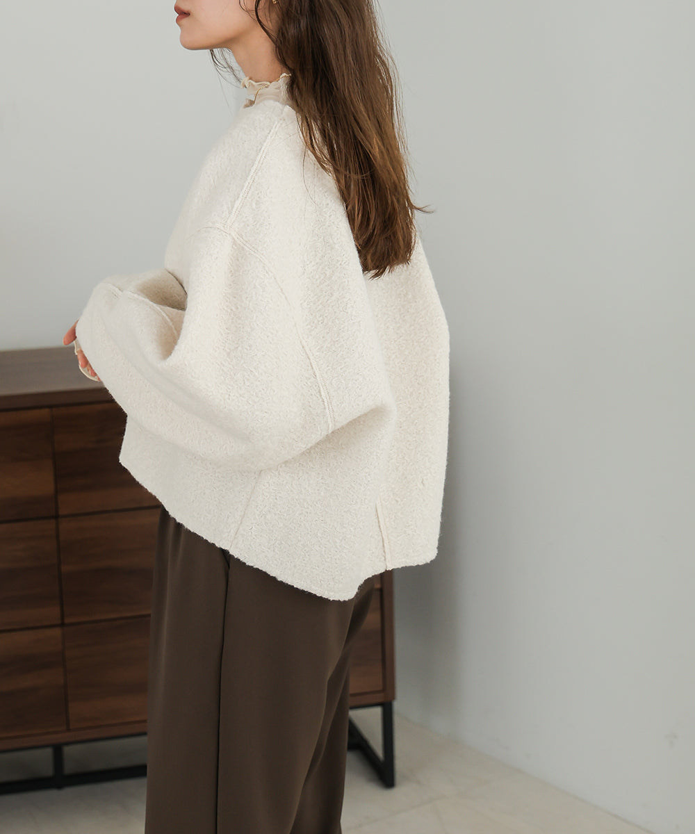 BOUCLE OVERSIZE TOPS