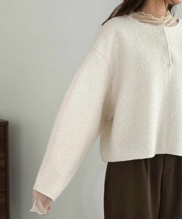 BOUCLE OVERSIZE TOPS