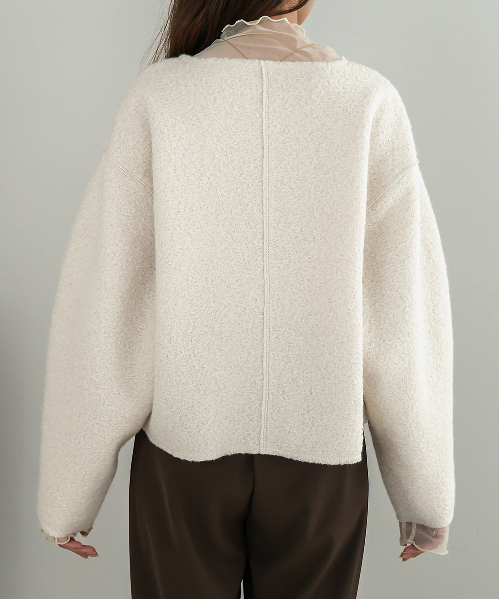 BOUCLE OVERSIZE TOPS