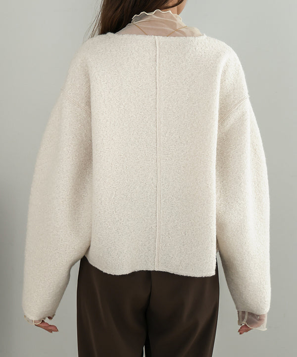 BOUCLE OVERSIZE TOPS