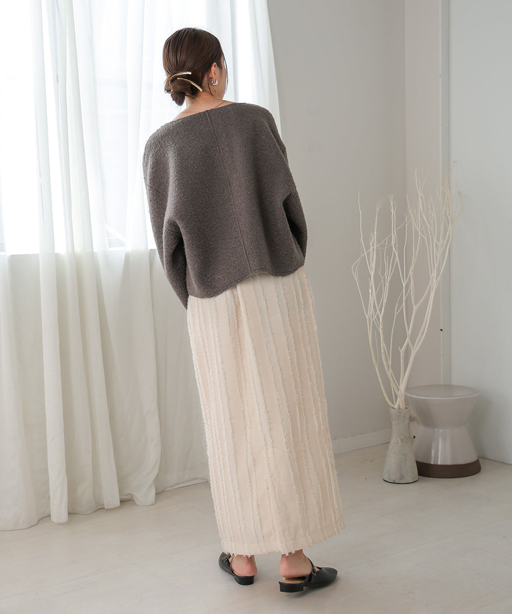 BOUCLE OVERSIZE TOPS