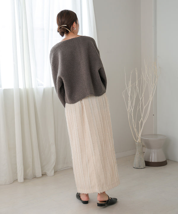 BOUCLE OVERSIZE TOPS