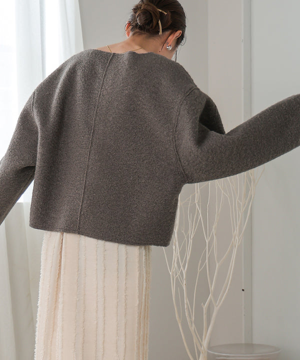 BOUCLE OVERSIZE TOPS