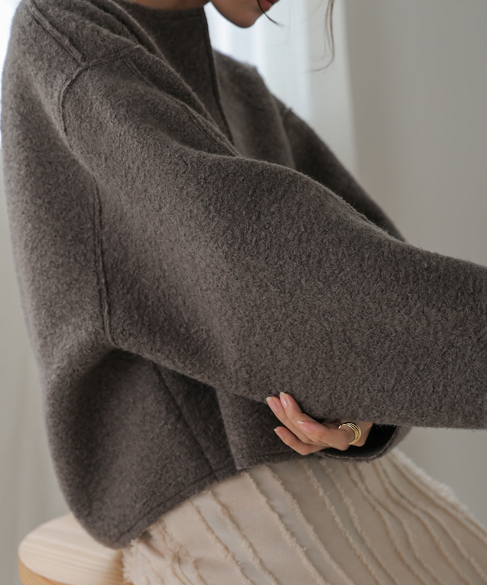 BOUCLE OVERSIZE TOPS