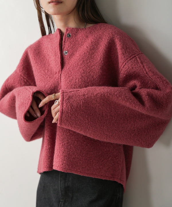 BOUCLE OVERSIZE TOPS