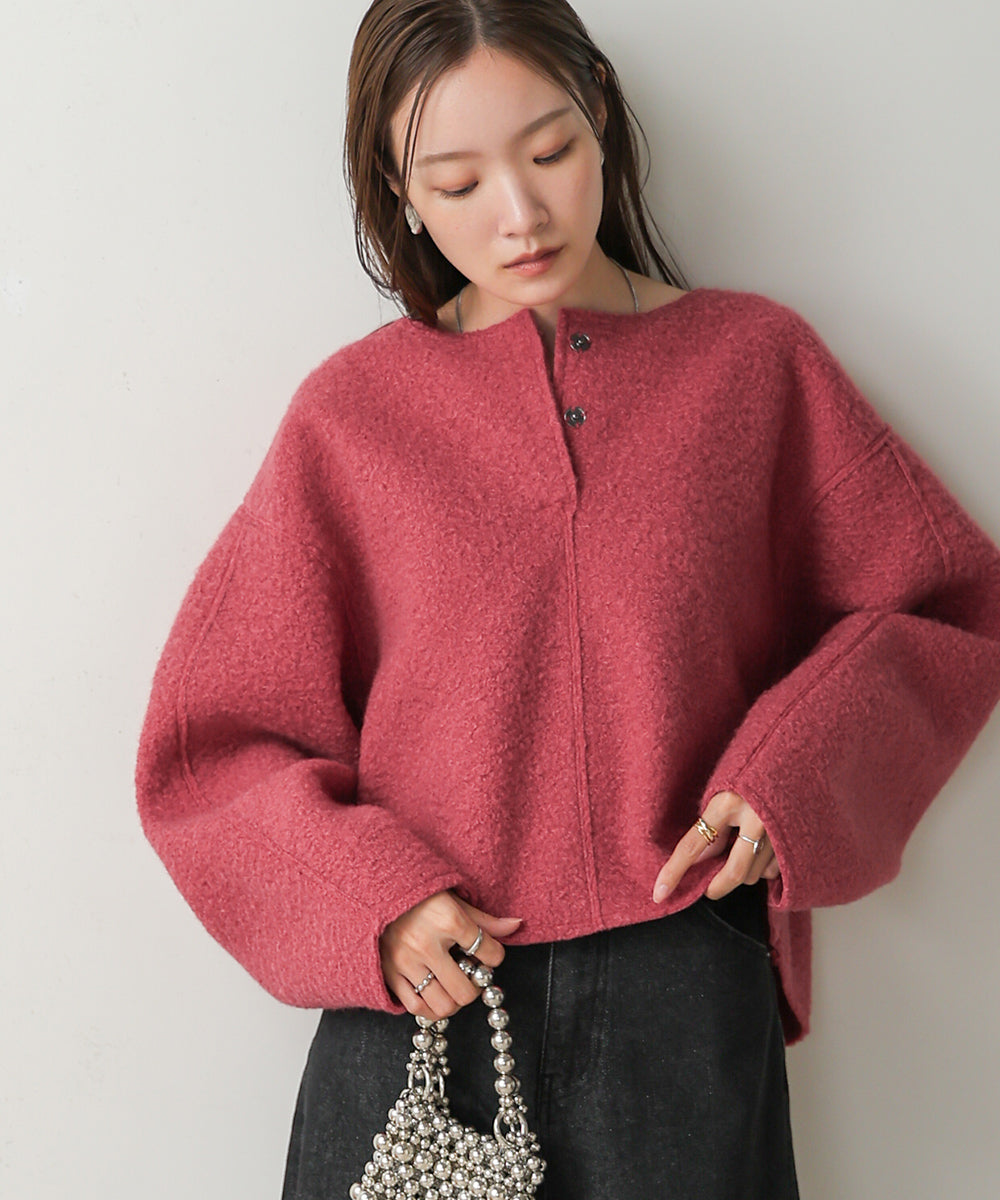 BOUCLE OVERSIZE TOPS