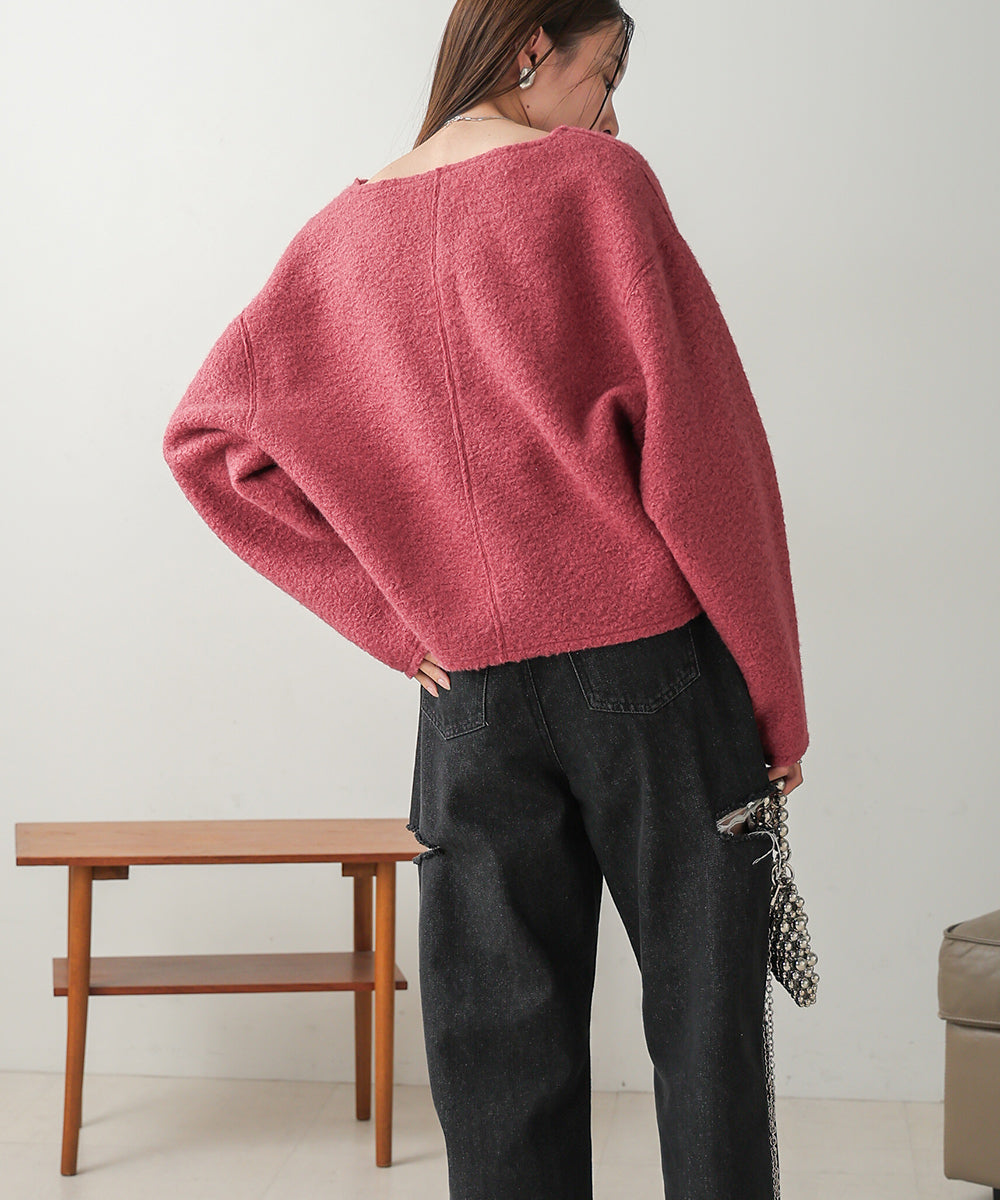 BOUCLE OVERSIZE TOPS