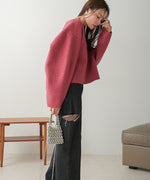 BOUCLE OVERSIZE TOPS