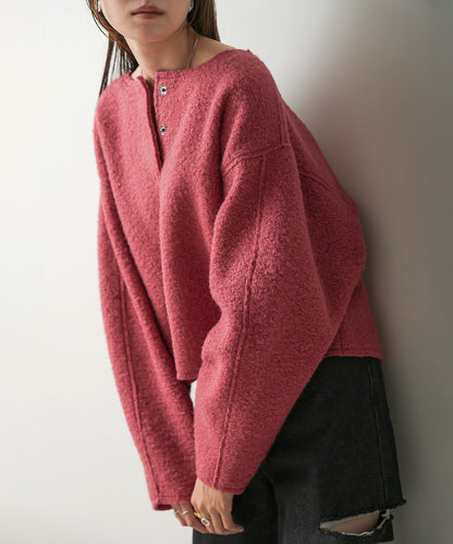 BOUCLE OVERSIZE TOPS