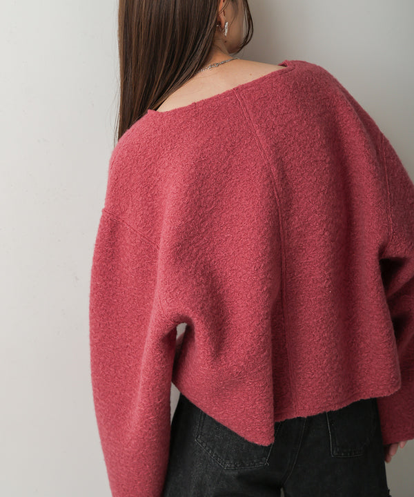 BOUCLE OVERSIZE TOPS