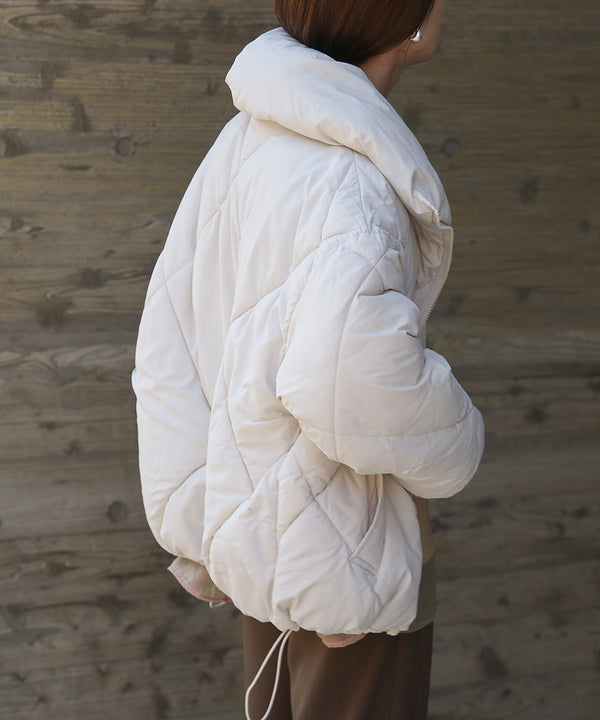 stand neck Quilted outerwear