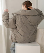 stand neck Quilted outerwear