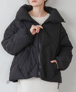 stand neck Quilted outerwear