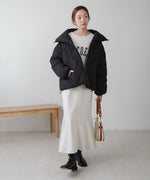 stand neck Quilted outerwear