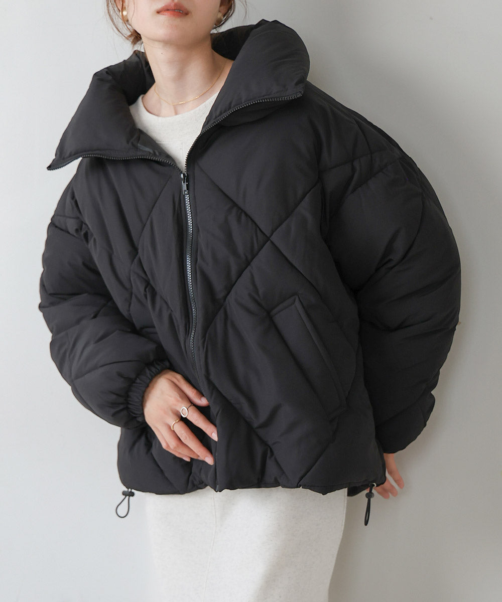 STAND NECK QUILTED OUTERWEAR