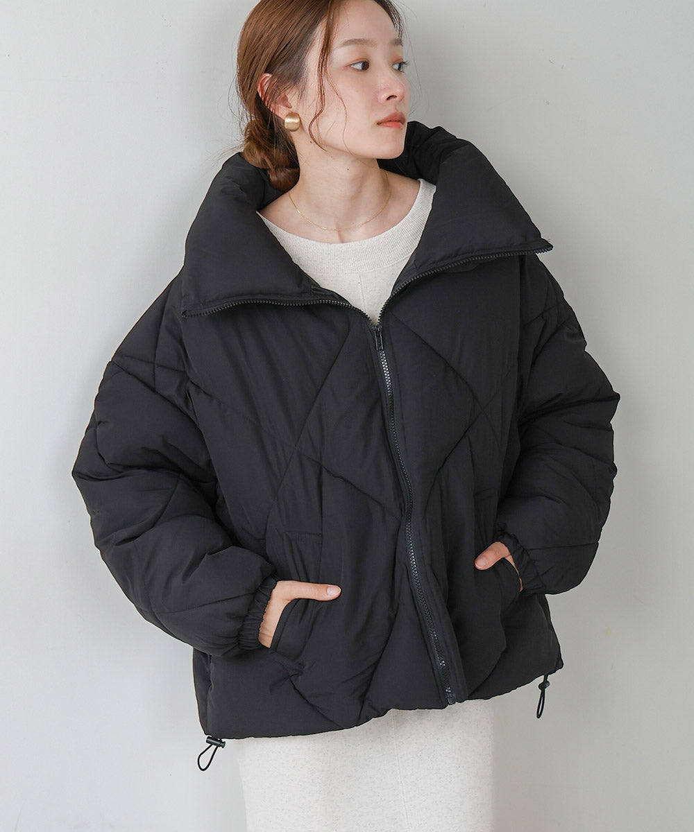 stand neck Quilted outerwear
