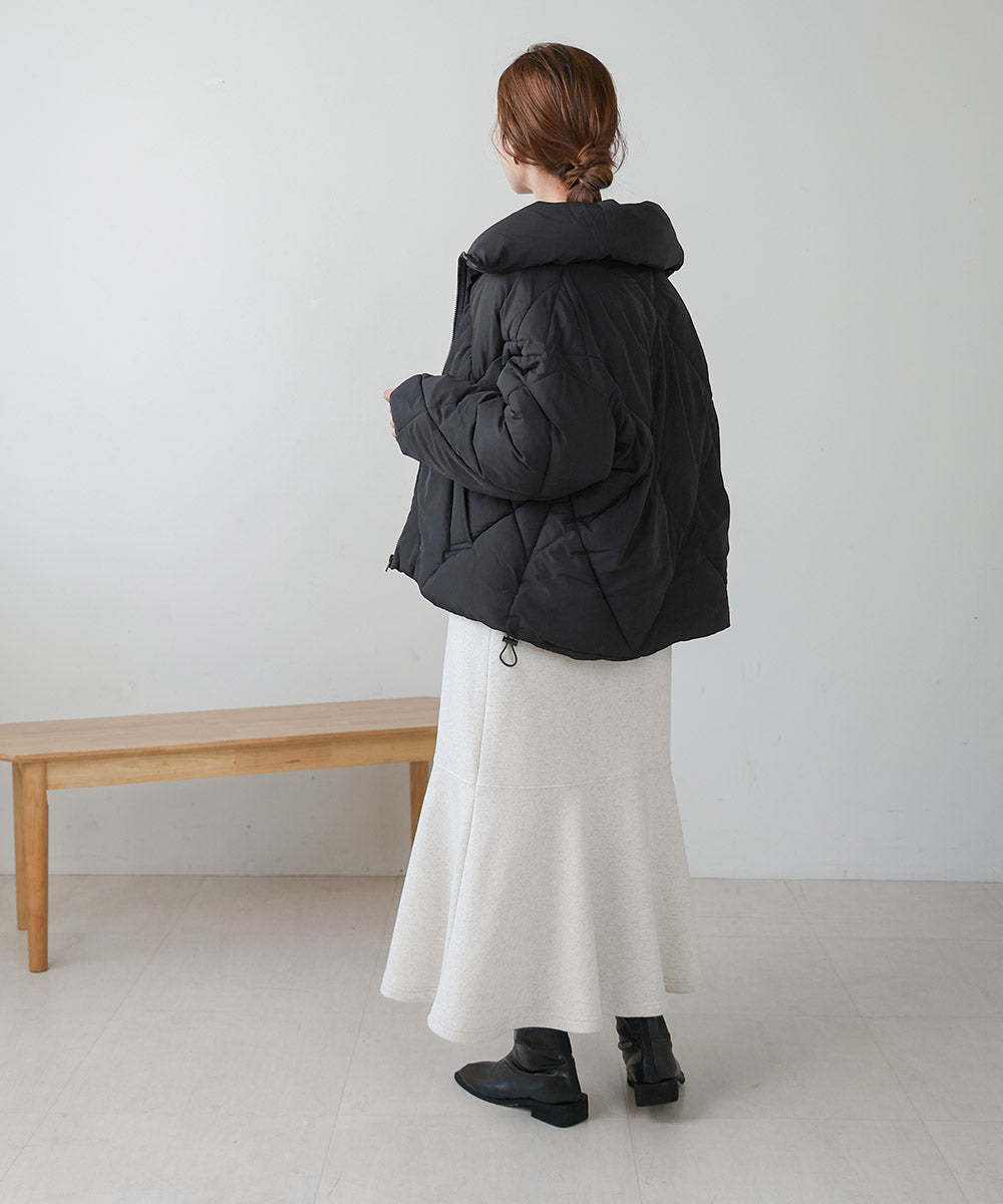 stand neck Quilted outerwear