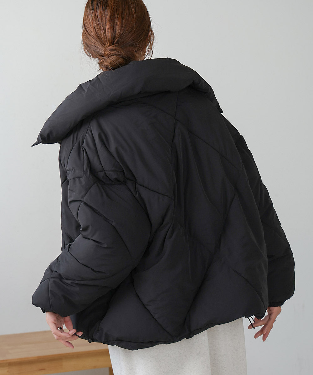 stand neck Quilted outerwear