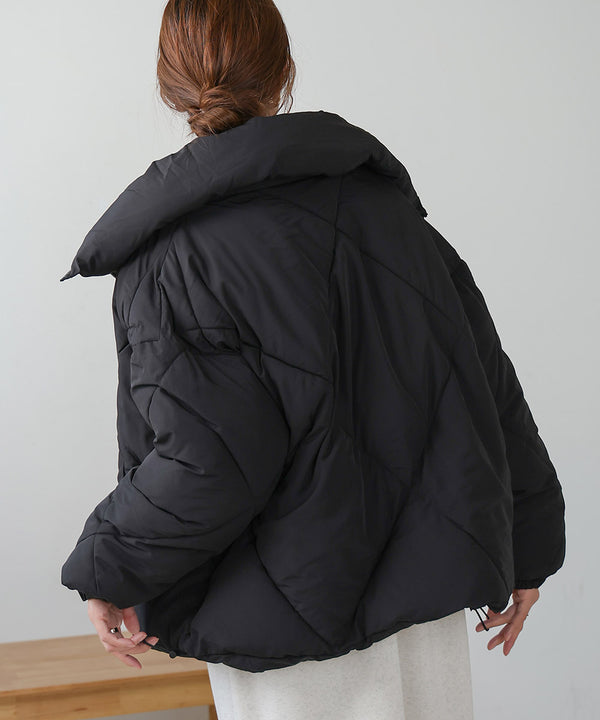 stand neck Quilted outerwear
