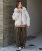 stand neck Quilted outerwear