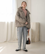 stand neck Quilted outerwear
