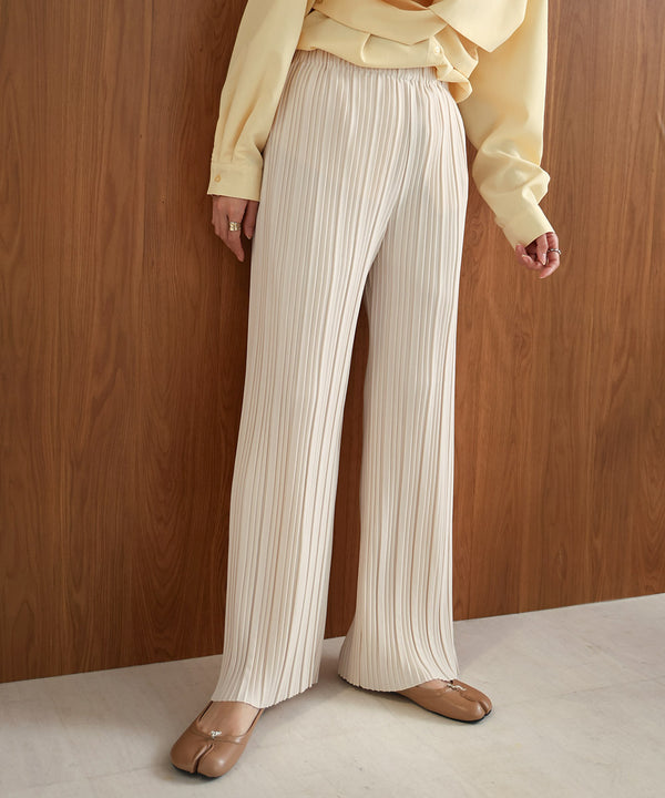 【S・M・L サイズ展開】ランダムプリーツパンツ