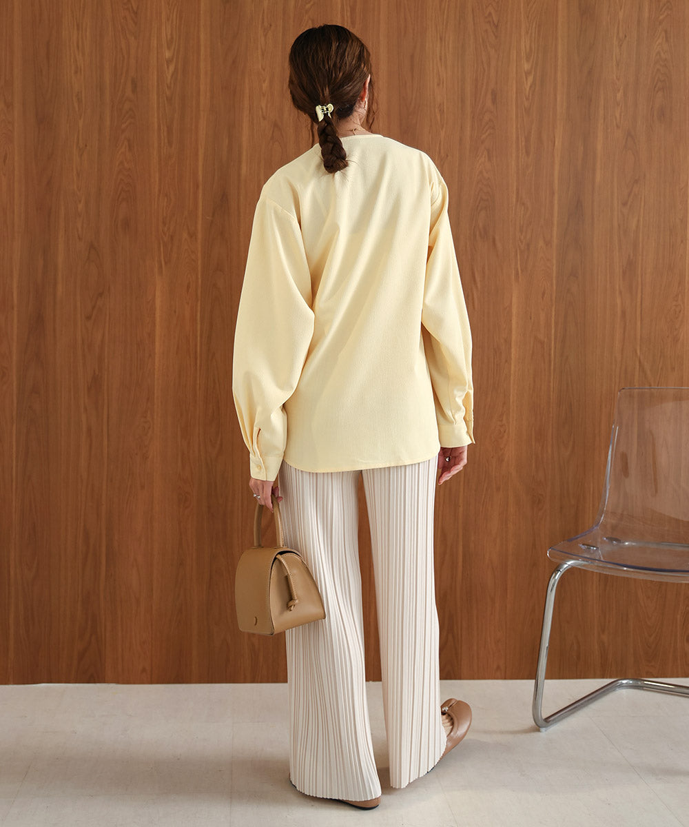 【S・M・L サイズ展開】ランダムプリーツパンツ