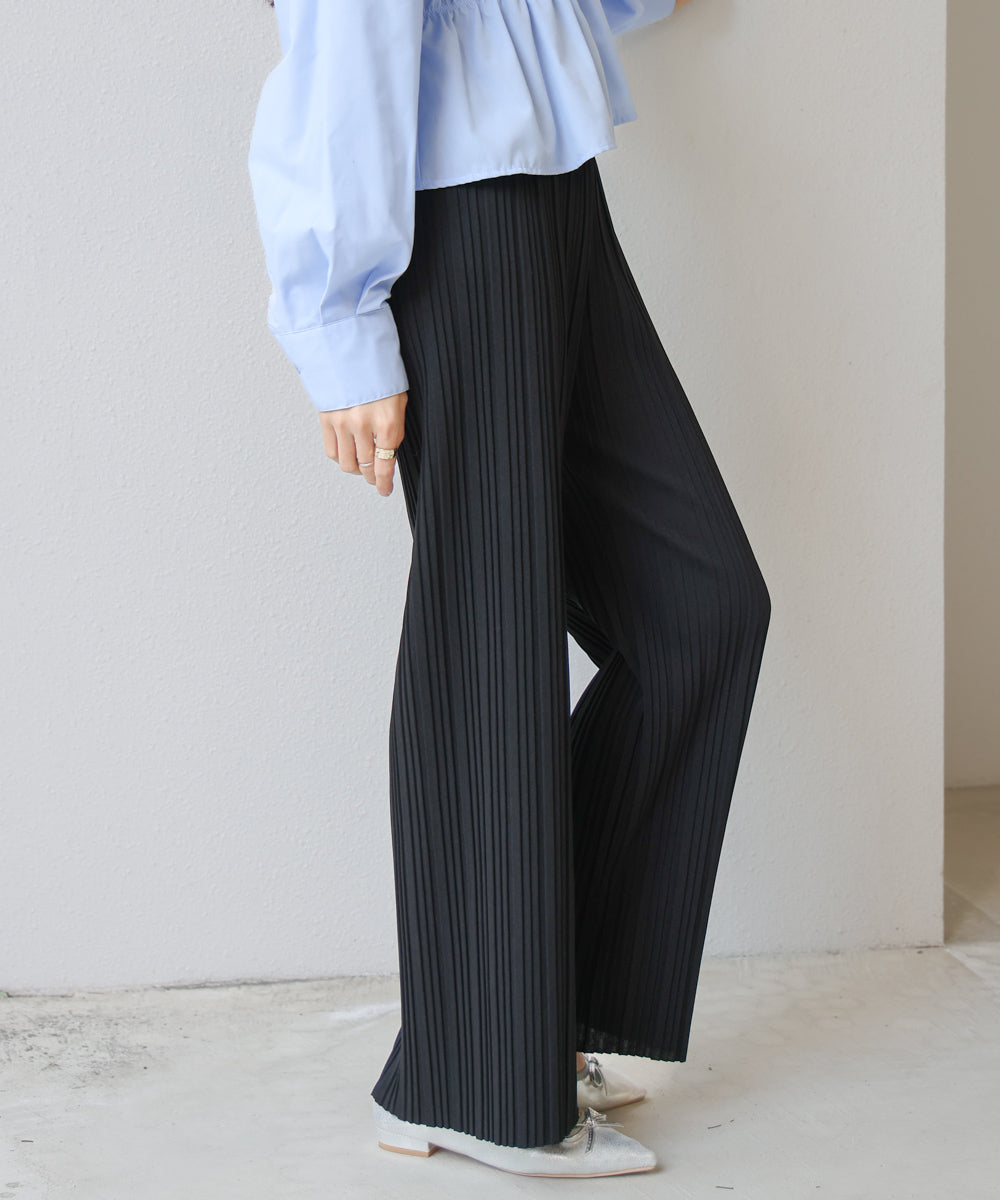 【S・M・L サイズ展開】ランダムプリーツパンツ