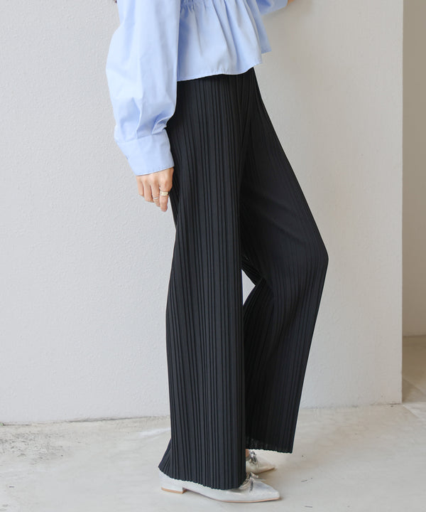【S・M・L サイズ展開】ランダムプリーツパンツ