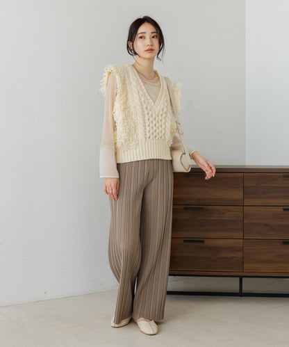 ［TIMESALE］random pleated pants