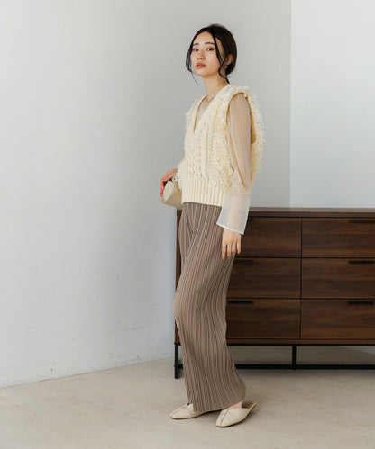 ［TIMESALE］random pleated pants