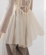 LAME TULLE CAMI TOPS