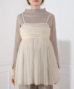 LAME TULLE CAMI TOPS