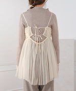 LAME TULLE CAMI TOPS