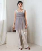 LAME TULLE CAMI TOPS