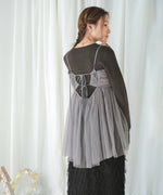 LAME TULLE CAMI TOPS