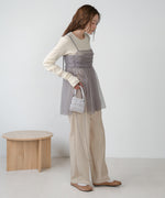 LAME TULLE CAMI TOPS