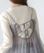 LAME TULLE CAMI TOPS