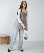 LAME TULLE CAMI TOPS