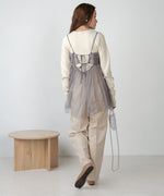LAME TULLE CAMI TOPS