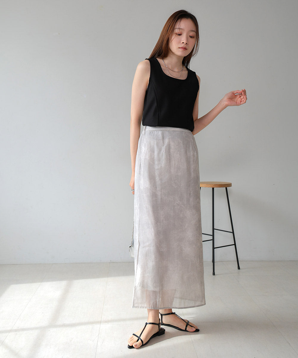 NUANCE MARBLE I-LINE SKIRT