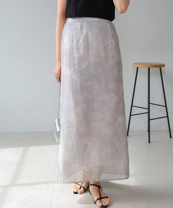 NUANCE MARBLE I-LINE SKIRT