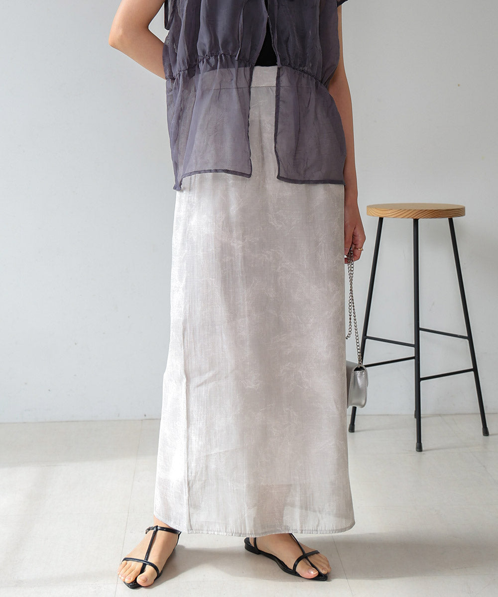 NUANCE MARBLE I-LINE SKIRT