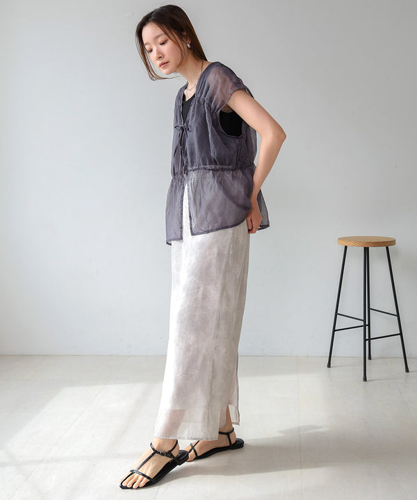 NUANCE MARBLE I-LINE SKIRT