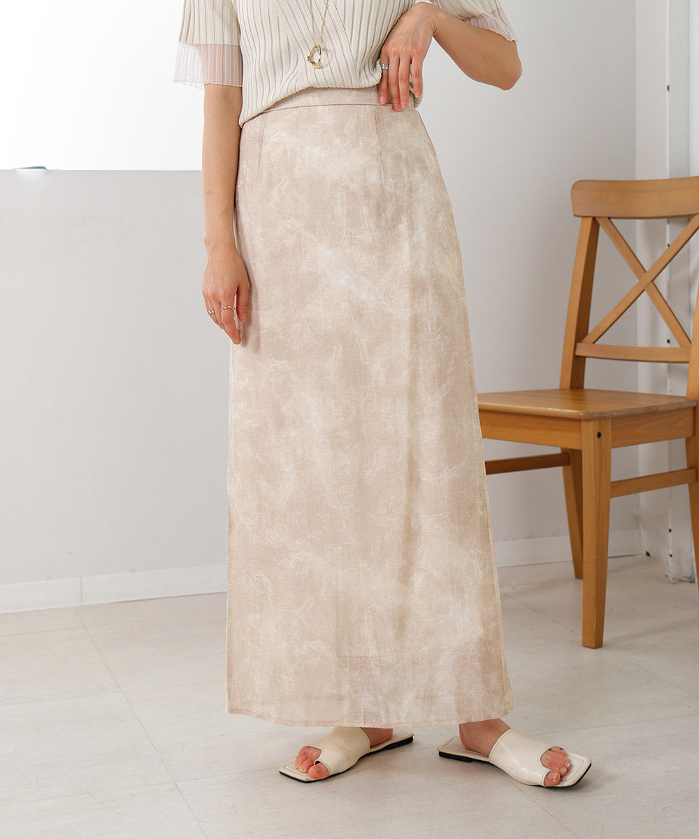 NUANCE MARBLE I-LINE SKIRT