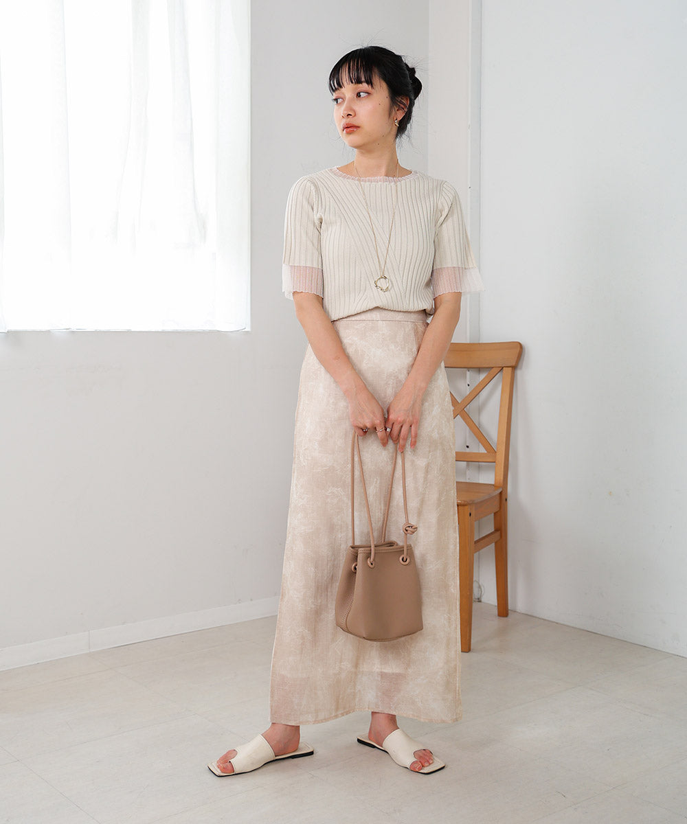 NUANCE MARBLE I-LINE SKIRT