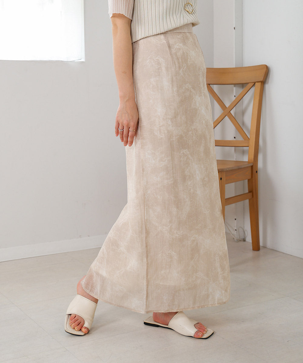 NUANCE MARBLE I-LINE SKIRT