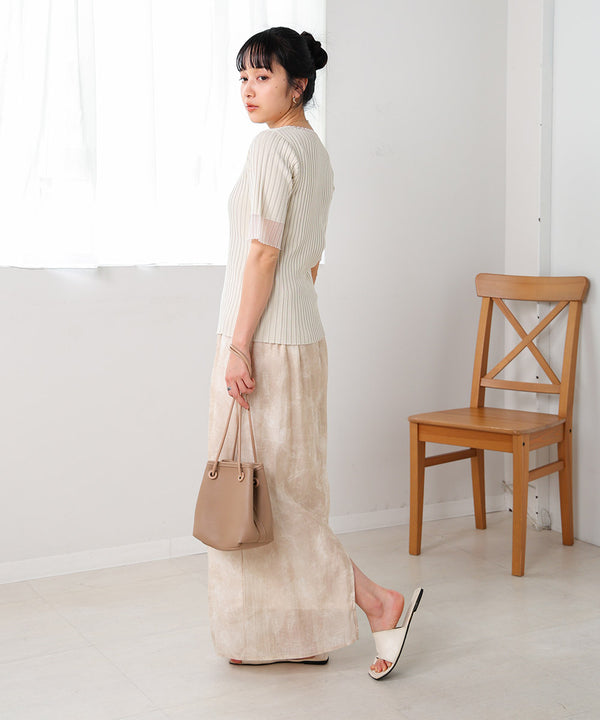 NUANCE MARBLE I-LINE SKIRT