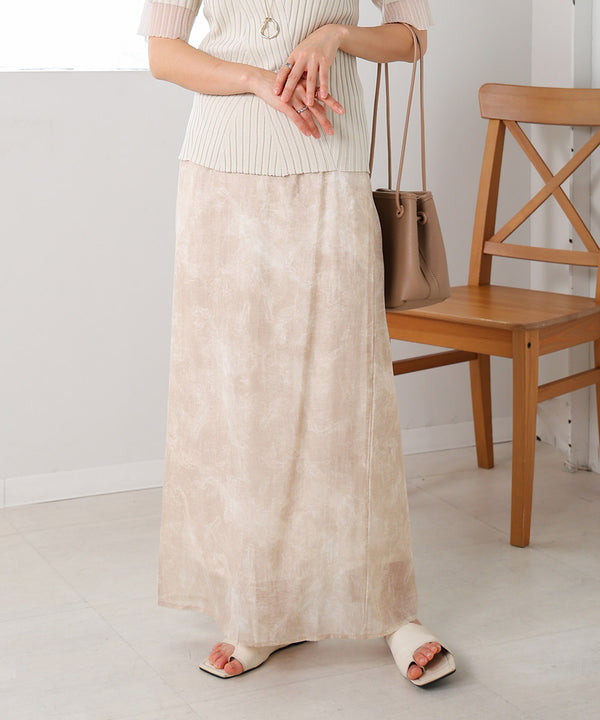 NUANCE MARBLE I-LINE SKIRT